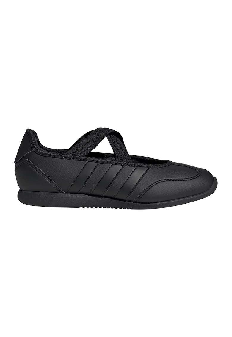 Balerini Mary Jane cu logo Barreda, Negru
