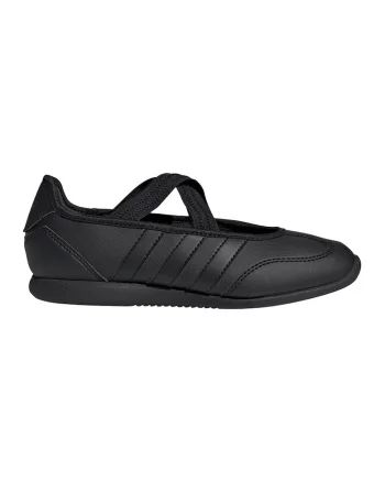 Balerini Mary Jane cu logo Barreda, Negru