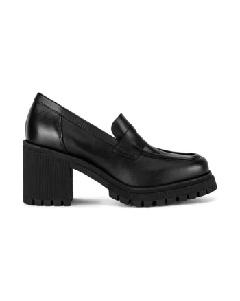 Pantofi dama,  590559, Piele naturala, Negru,