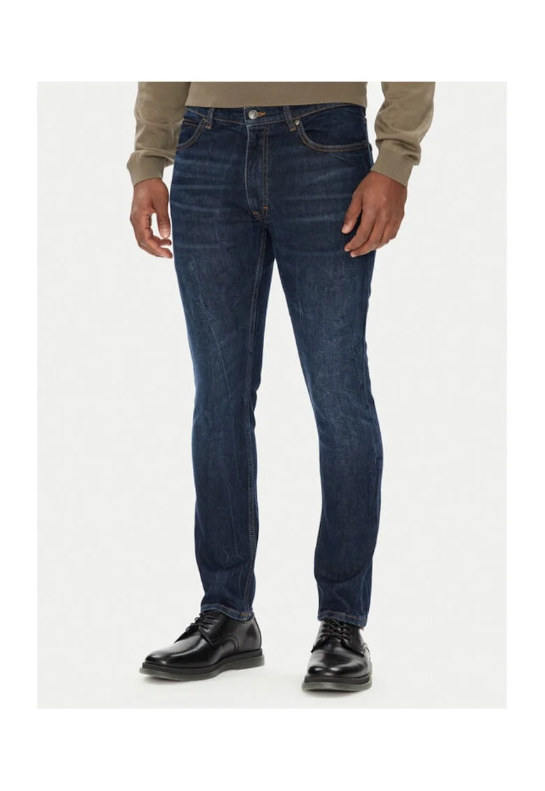 Blugi barbati  albastru inchis, denim