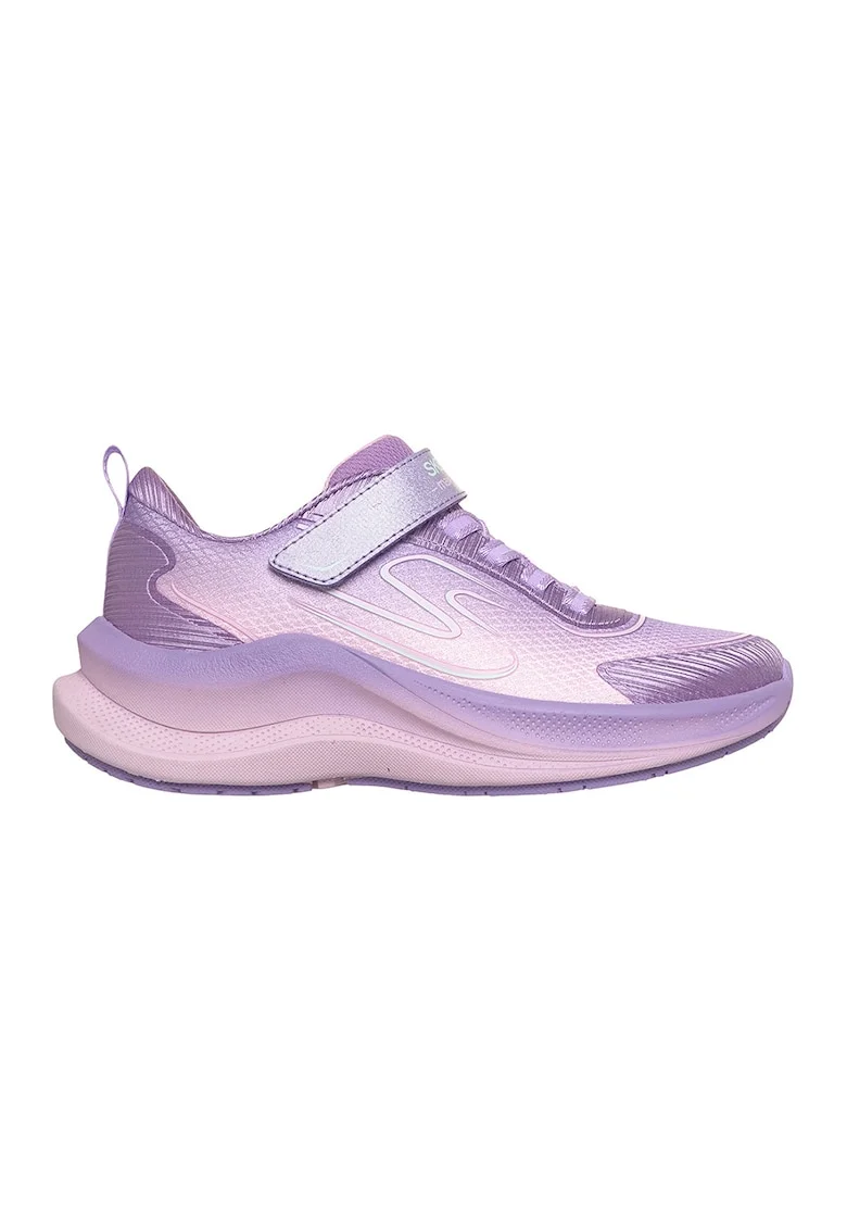 Pantofi sport Max Cushioning Ascend Smoot cu velcro, Lila/Ametist