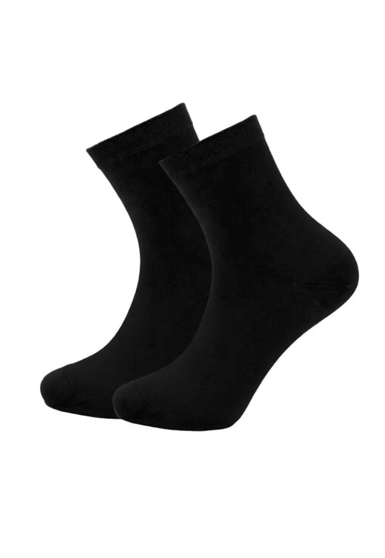 Sosete lungi bamboo femei, SDGW10NEG,, Negru