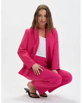Pantaloni chino eleganti, Roz aprins