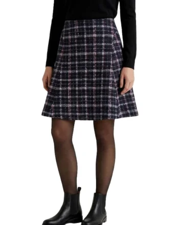 Fusta mini din tweed Jobi,