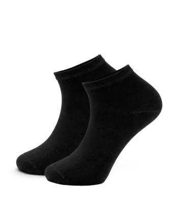 Sosete scurte uni bumbac femei, SDGW55NEG,, Negru