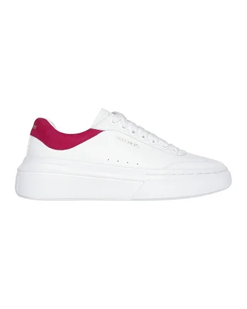 Pantofi sport de piele ecologica si piele intoarsa Cordova Cldwqfassic Best, Alb, Alb