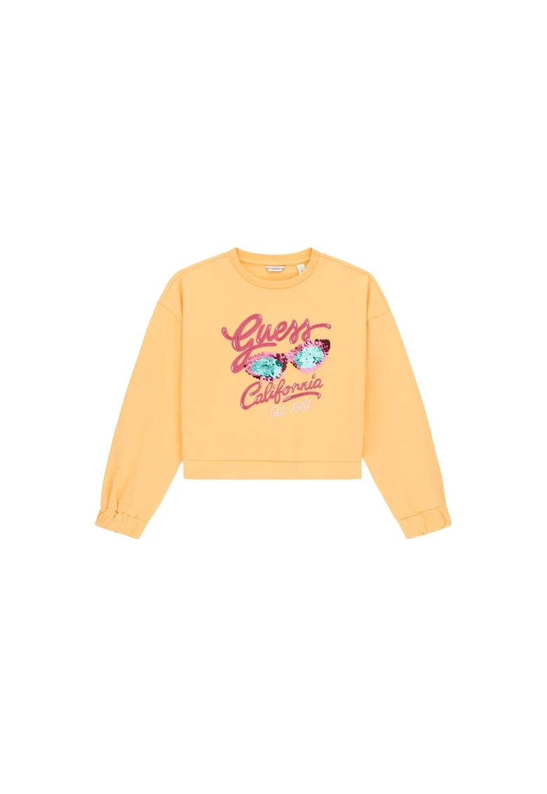 Bluza copii  galben bumbac, Galben