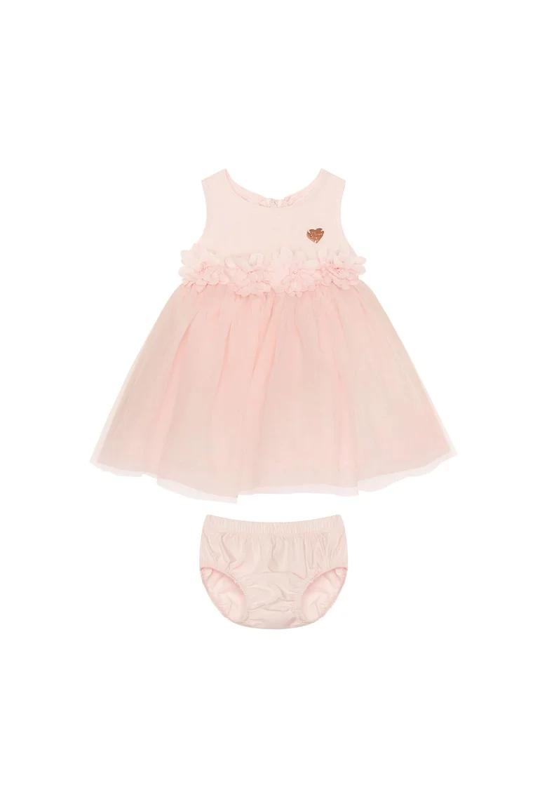 Rochie fete  roz din poliamida, Roz