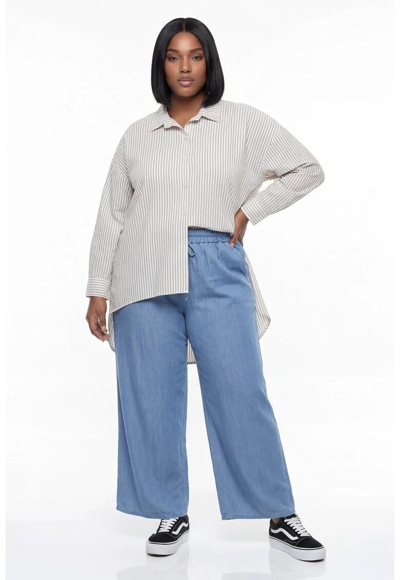 Pantaloni dama M1297,  Albastru