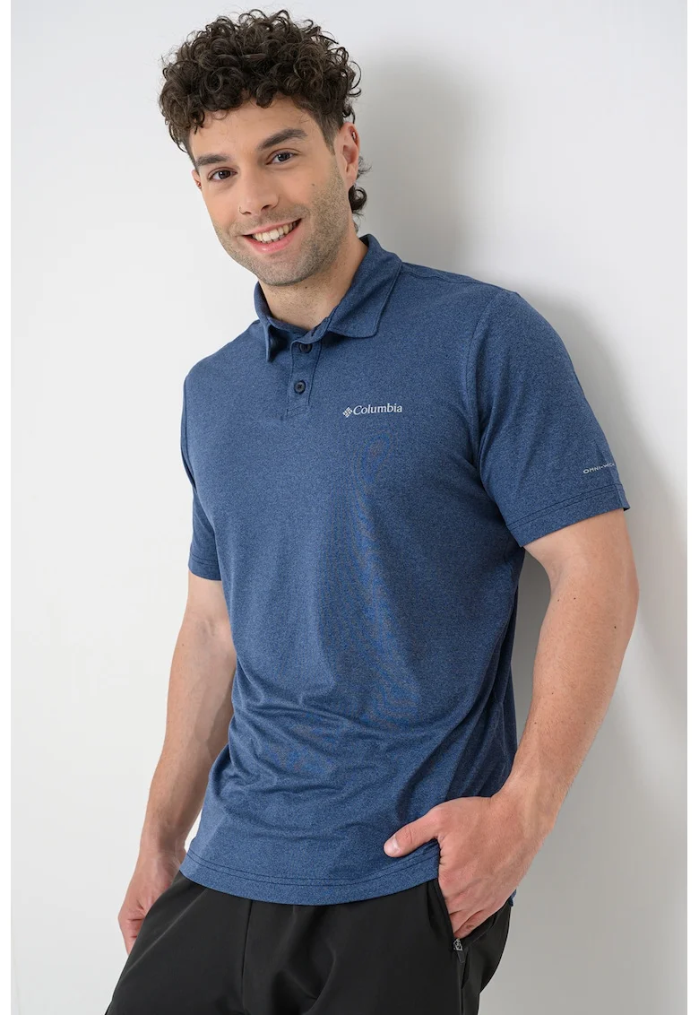 Tricou polo Parsons Point™, Albastru inchis melange