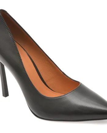 Pantofi eleganti EPICA negri, E19070, din piele naturala