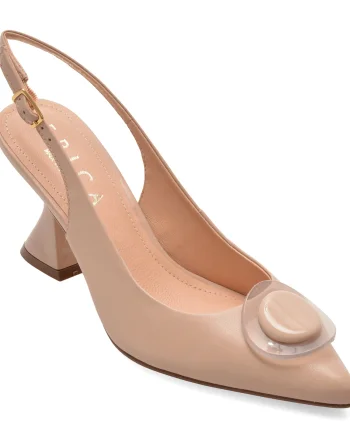 Pantofi eleganti EPICA nude, 1119841, din piele naturala