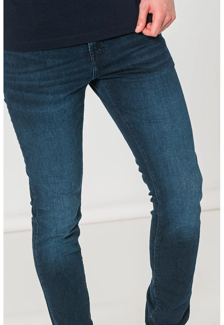 Blugi slim fit Layton, Albastru inchis