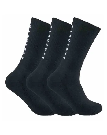 Set 3 perechi sosete barbati,  Poliester, Negru,