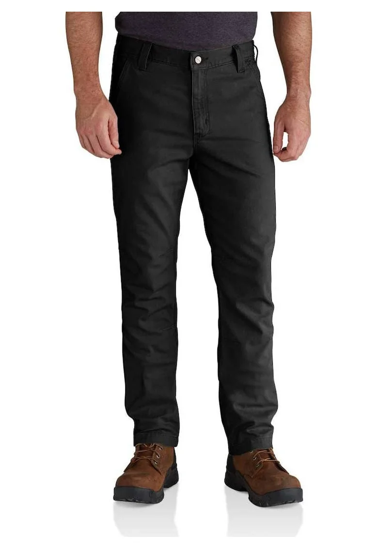 Pantaloni barbati  Rigby Straight Fit, negru, material rezistent,