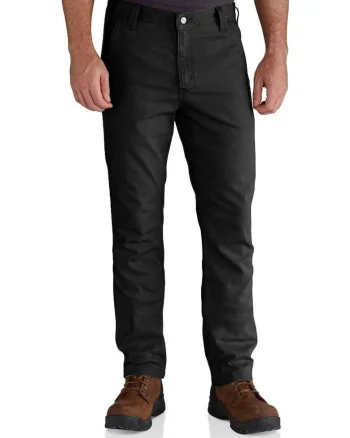 Pantaloni barbati  Rigby Straight Fit, negru, material rezistent,