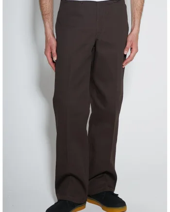 Pantaloni barbati  bumbac/poliester, maro inchis