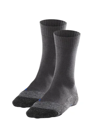 Set de sosete lungi din amestec de lyocell pentru trekking - 2 perechi, Gri inchis