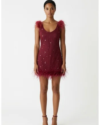 Rochie Megan, Rosu vermillion