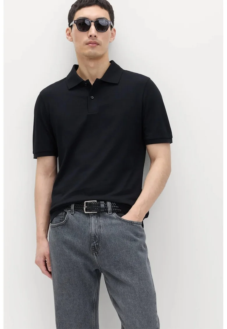 Tricou polo uni, Albastru ultramarin