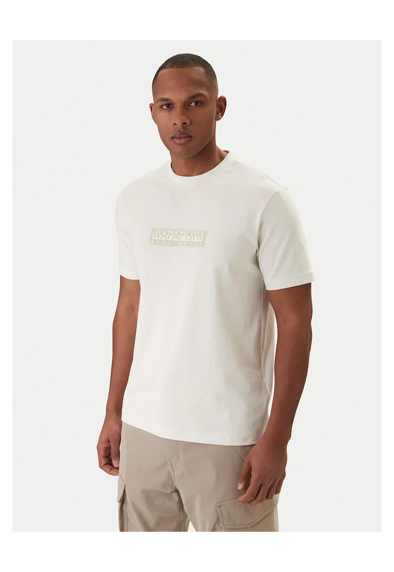 Tricou Barbati,  Bumbac, Ecru - 458754, Ecru