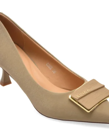 Pantofi eleganti EPICA gri, 6308, din piele ecologica