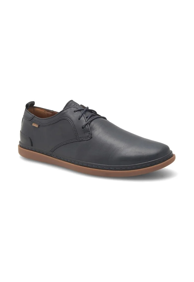 Pantofi barbati,  324997, Piele naturala, Albastru