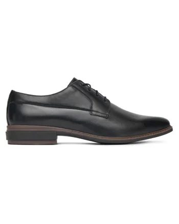 Pantofi barbati,  piele naturala, negru,