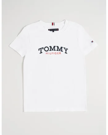 Tricou cu imprimeu logo, Alb