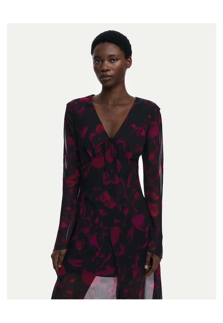 Rochie de cocktail dama  bordeaux,