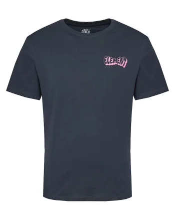 Tricou barbati  bleumarin/roz, bumbac