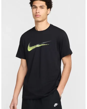 Tricou din bumbac cu logo, Negru