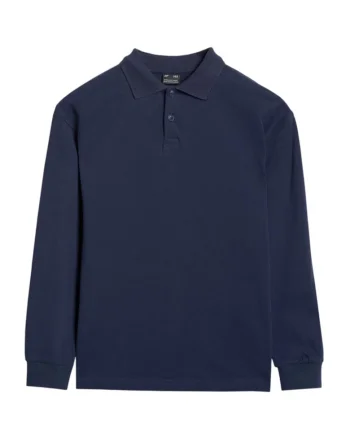 Tricou copii,  maneca lunga, bleumarin, material sportiv