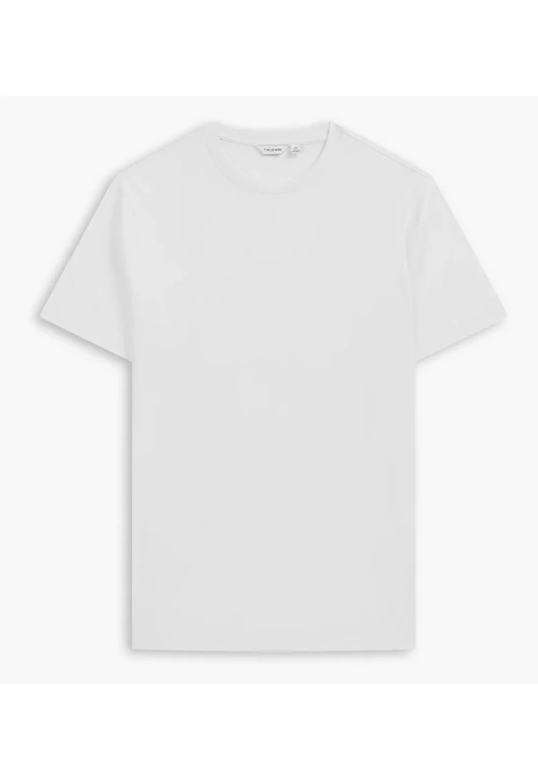 Tricou alb din bumbac