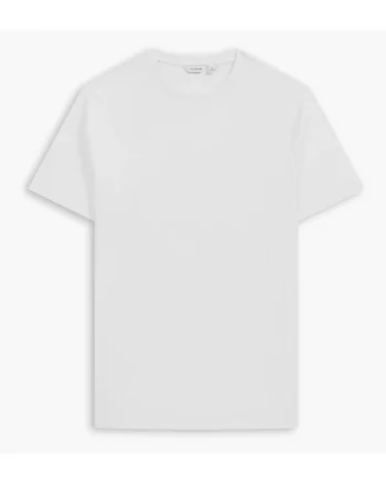 Tricou alb din bumbac