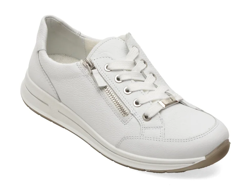Pantofi sport ARA albi, 54801, din piele naturala