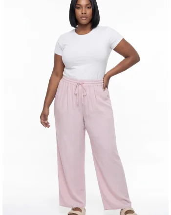 Pantaloni dama  Viscoza, Roz