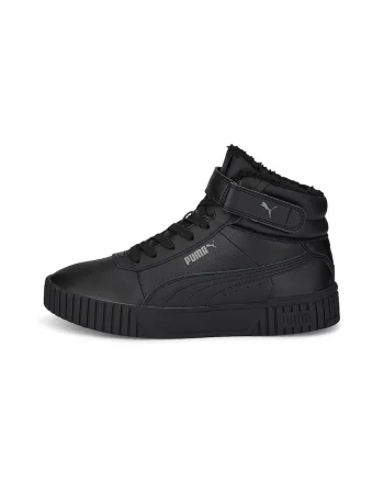 Pantofi sport din piele si piele ecologica Carina 2.0, Negru