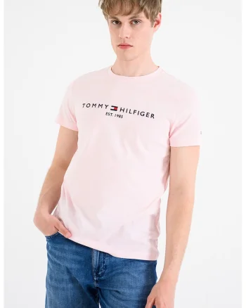 Tricou din bumbac cu broderie logo