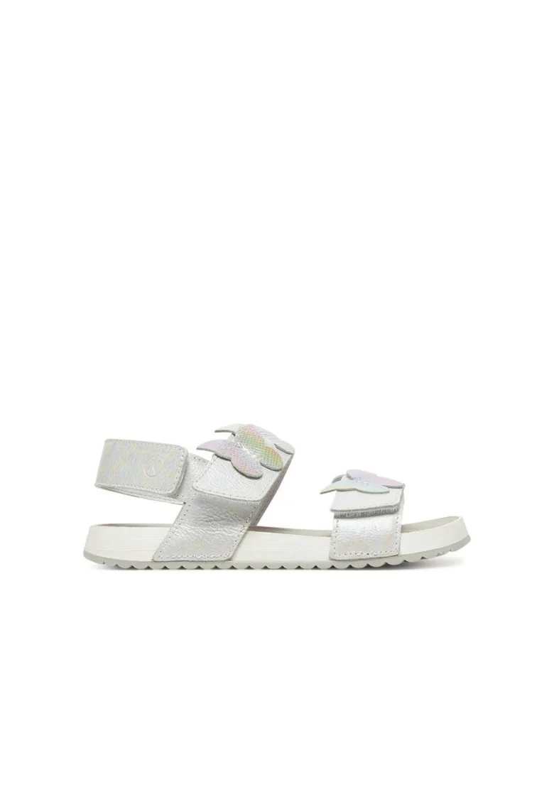 Sandale copii,  gri, piele naturala, Gri