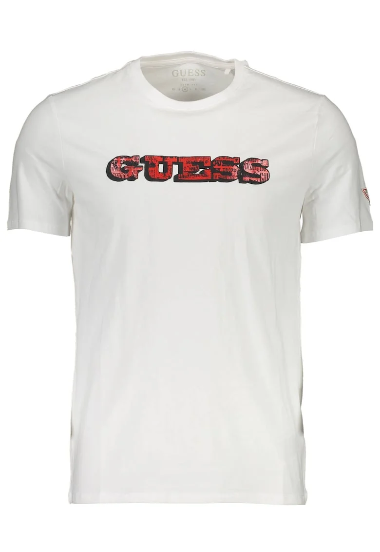 Tricou Barbati,  9709103, Logo, Alb