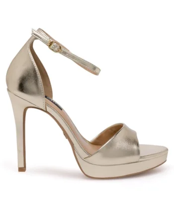 Pantofi dama,  590558859216741, Sintetic, Auriu