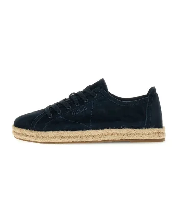 Pantofi sport low-cut din piele intoarsa, Bleumarin
