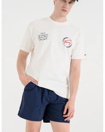 Pantaloni scurti regular fit cu buzunare, Bleumarin