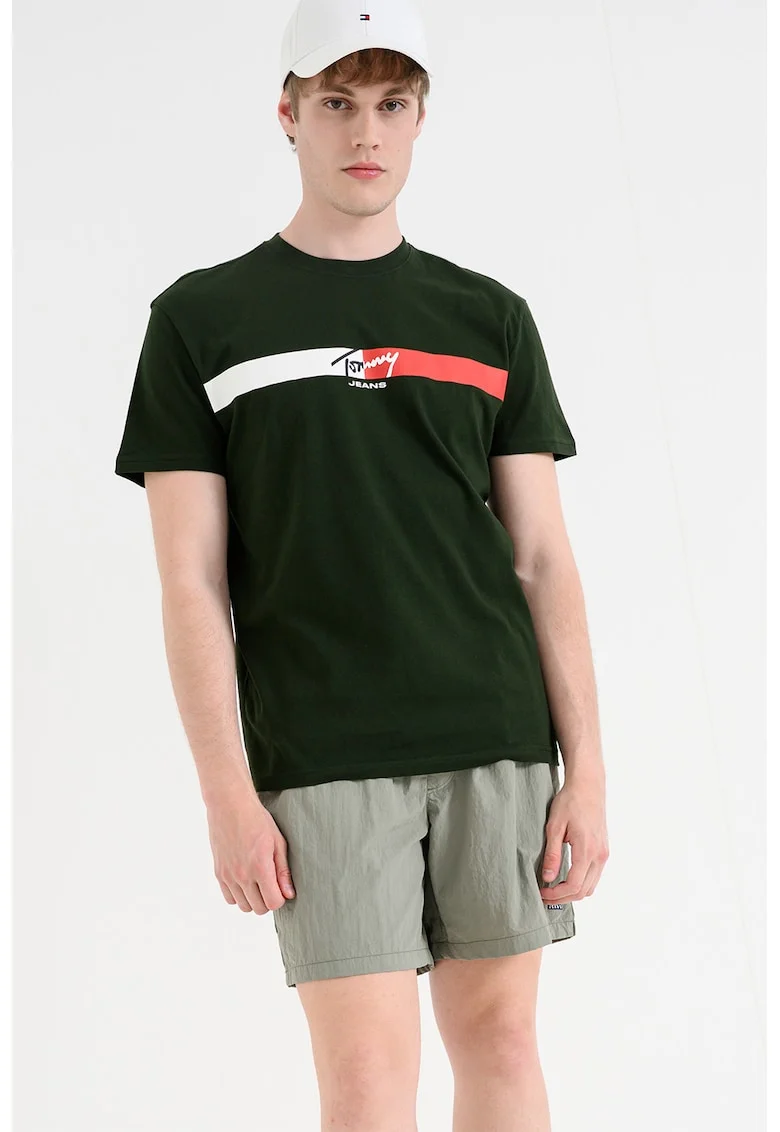 Pantaloni scurti regular fit cu buzunare, Verde masliniu pal