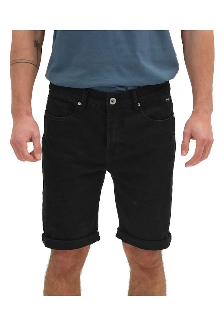 Pantaloni scurti barbati  denim, negru,