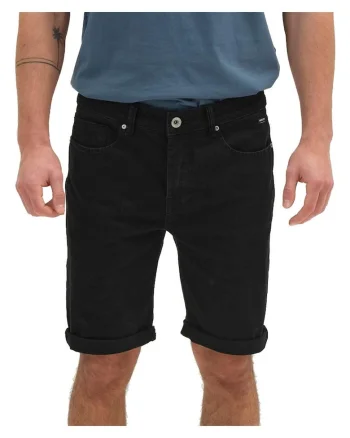 Pantaloni scurti barbati  denim, negru,