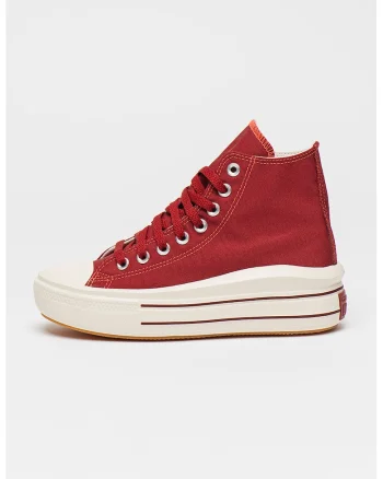 Tenisi inalti cu aplicatie logo Chuck Taylor All Star, Visiniu