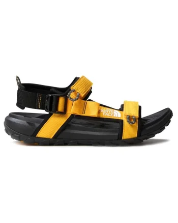 Sandale barbati  negru/galben, poliester, talpa cauciuc