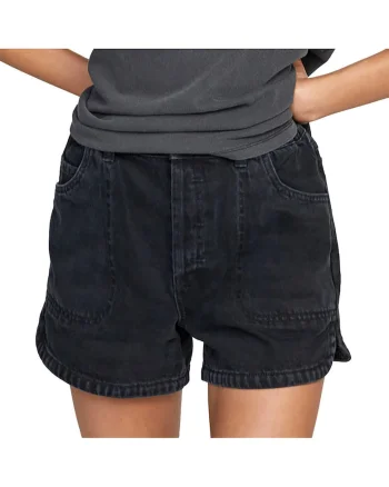 Pantaloni scurti dama C3WKRJRVP2,  Negru,